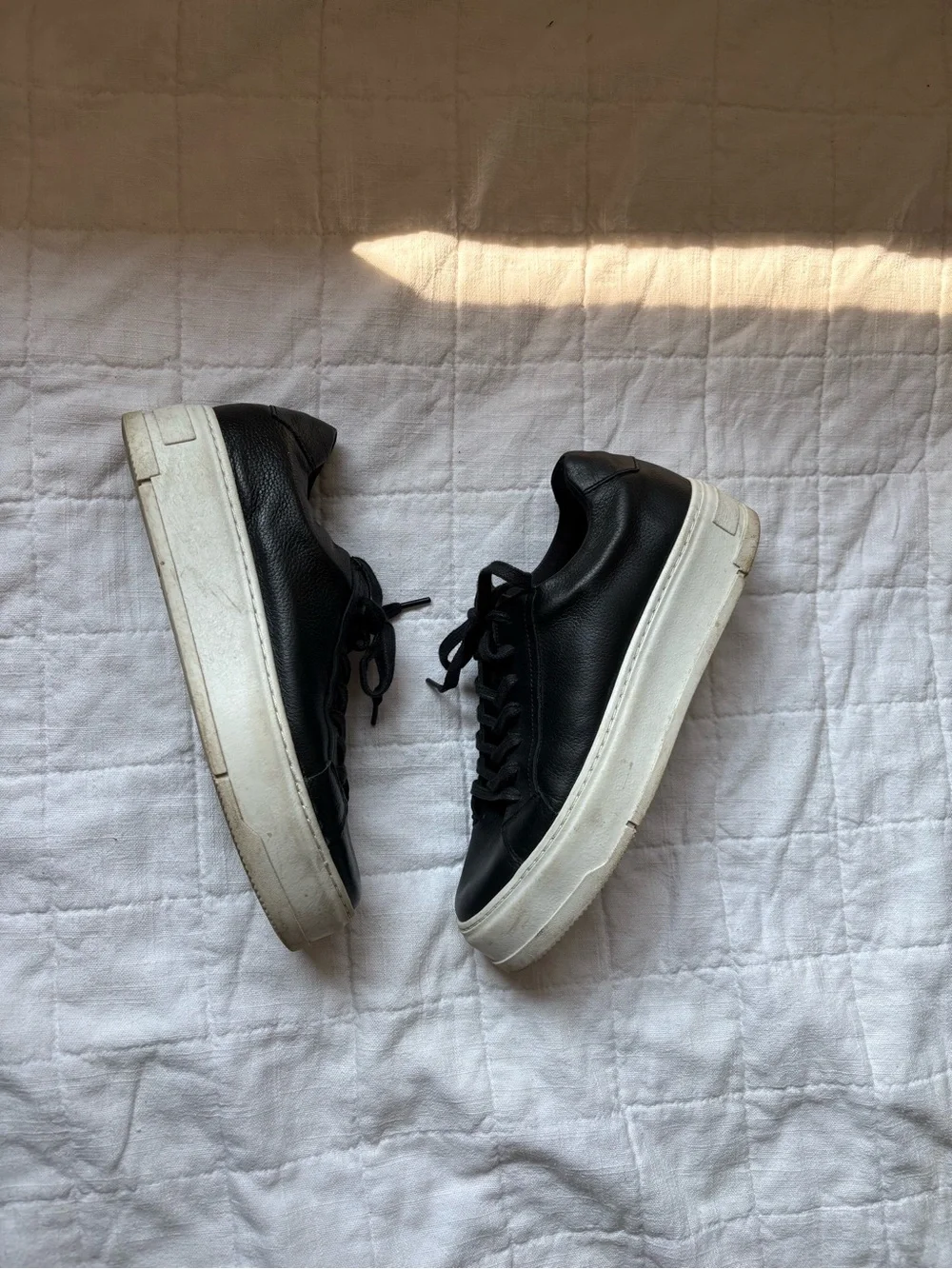 Vagabond Judy Sneakers Black Leather Platform Women’s 39